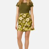 Twiggy Floral Mini Skirt