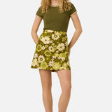 Twiggy Floral Mini Skirt