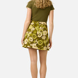 Twiggy Floral Mini Skirt