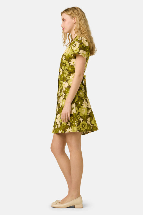 Twiggy Floral Shirt Dress