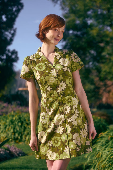 Twiggy Floral Shirt Dress
