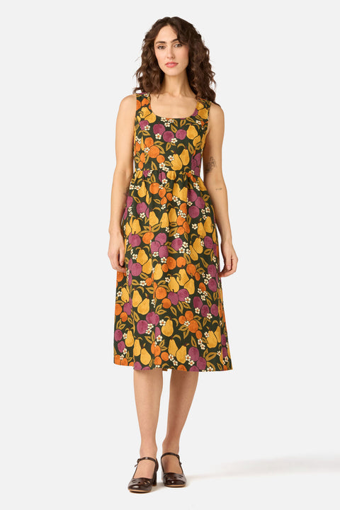 Fancy Fruit Midi Dress