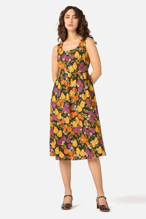 Fancy Fruit Midi Dress