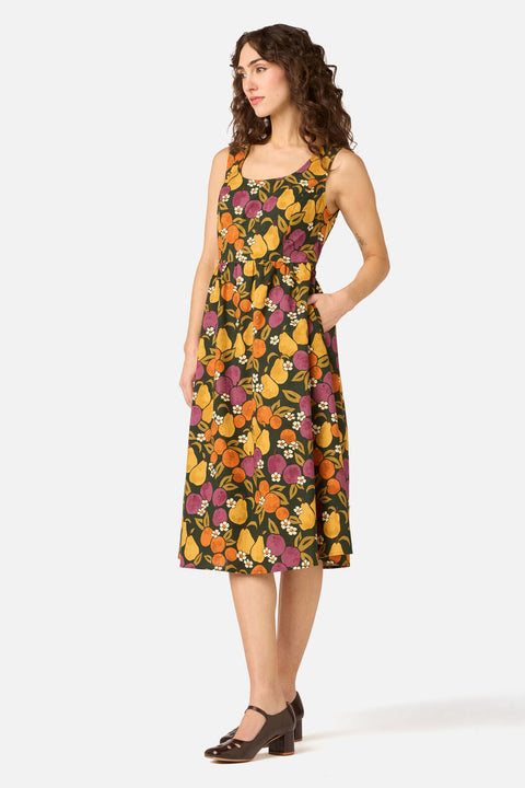 Fancy Fruit Midi Dress