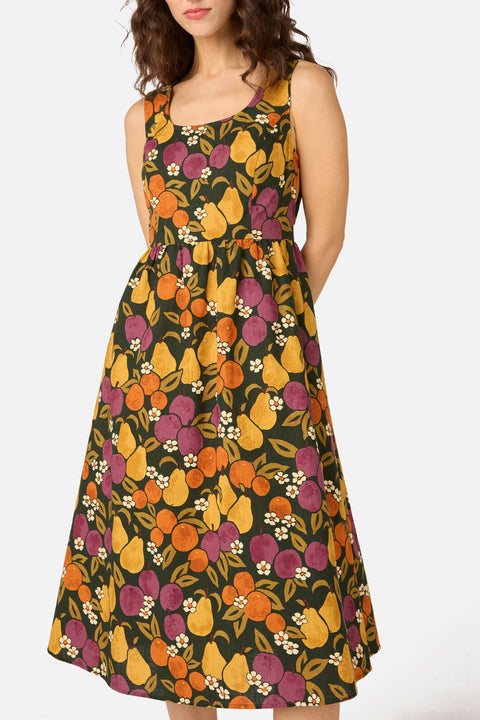 Fancy Fruit Midi Dress