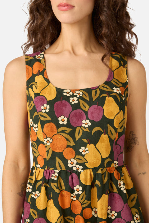 Fancy Fruit Midi Dress
