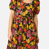 Fancy Fruit Mini Dress 100% Cotton