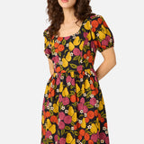 Fancy Fruit Mini Dress 100% Cotton