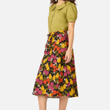 Fancy Fruit Midi Skirt