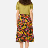 Fancy Fruit Midi Skirt