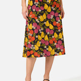 Fancy Fruit Midi Skirt