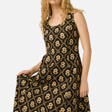 Luxe Fleur Geo Midi Dress