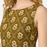 Luxe Fleur Geo Mini Dress