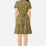 Ditsy Ladybug A-Line Dress