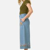 Kangaroo Embroidered Culotte