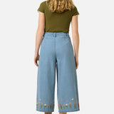 Kangaroo Embroidered Culotte