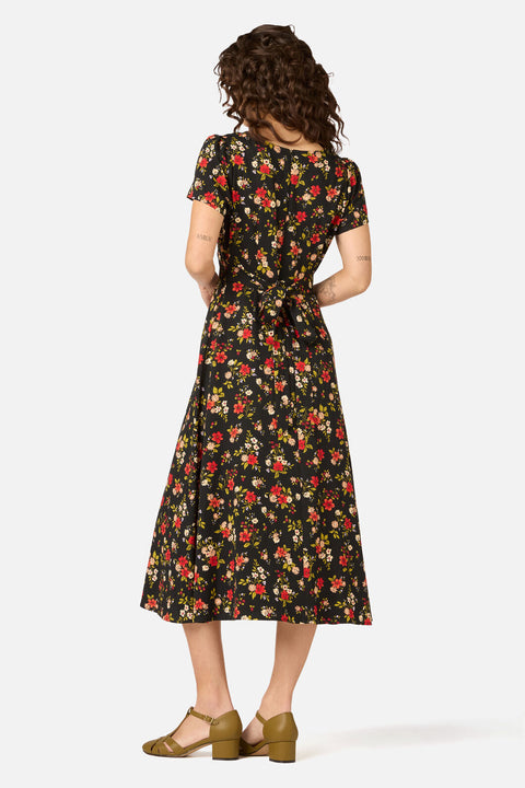 Posy Floral Midi Dress