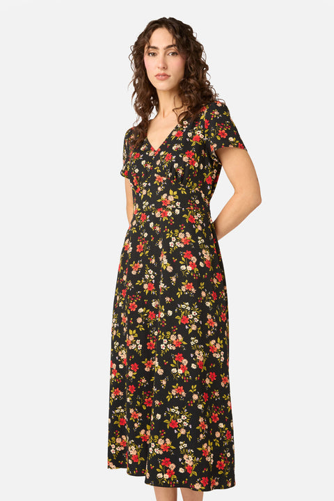 Posy Floral Midi Dress