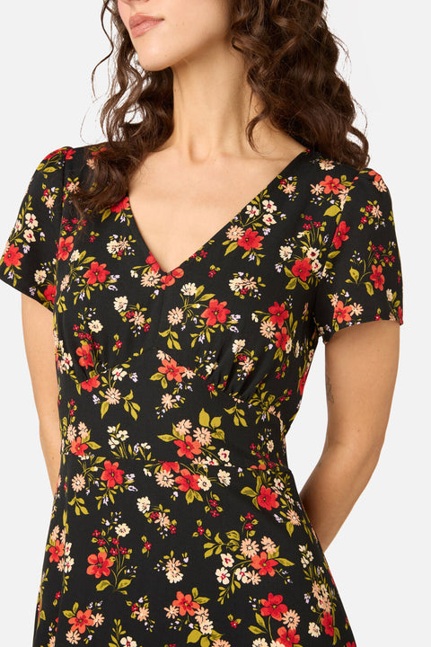 Posy Floral Midi Dress
