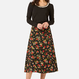 Posy Floral Midi Skirt