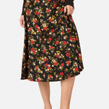 Posy Floral Midi Skirt