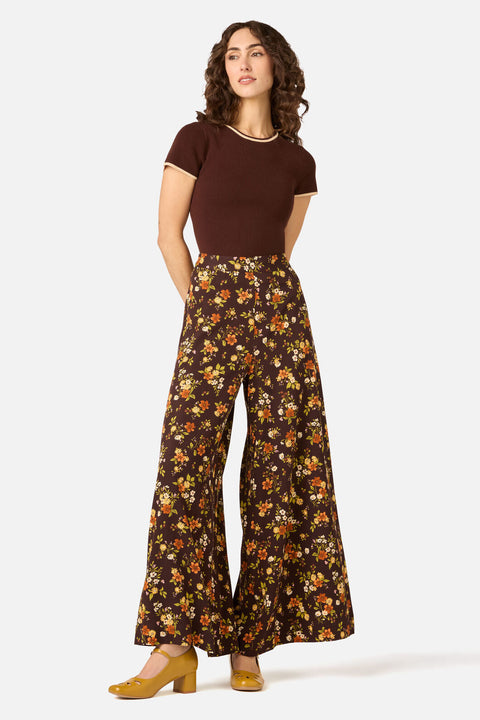 Posy Floral Wide Leg Pant
