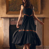 90'S Posy Embroidered Dress