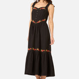 90'S Posy Embroidered Dress