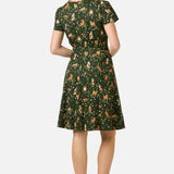 Cute Cats Knee Length Dress