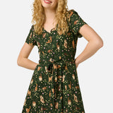 Cute Cats Knee Length Dress