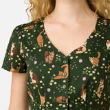Cute Cats Knee Length Dress