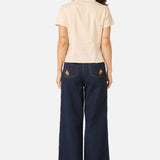 90'S Posy Embroidered Blouse