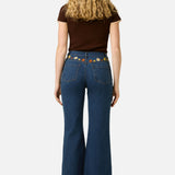 Twiggy Floral Embroidered Jean