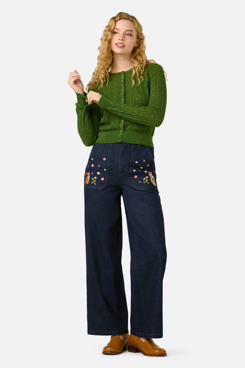 Clara Pointelle Cardigan