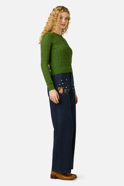 Clara Pointelle Cardigan