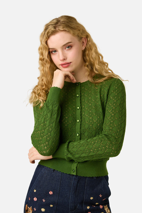 Clara Pointelle Cardigan