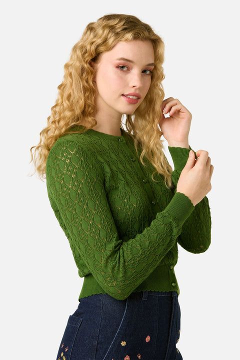 Clara Pointelle Cardigan