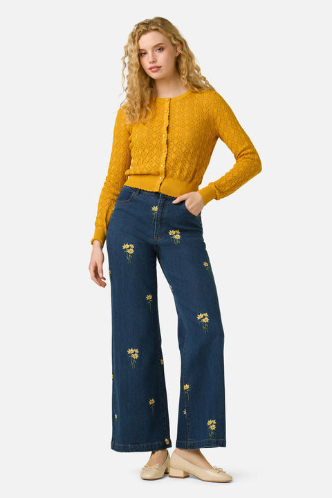 Clara Pointelle Cardigan