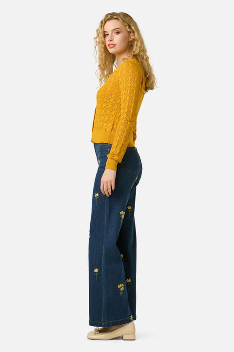 Clara Pointelle Cardigan