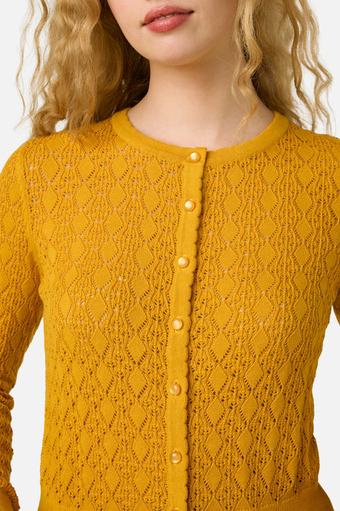 Clara Pointelle Cardigan