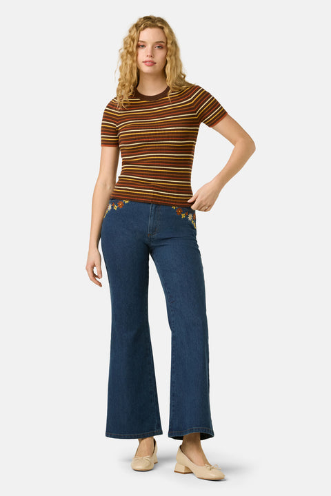 Patsy Stripe Knit Top