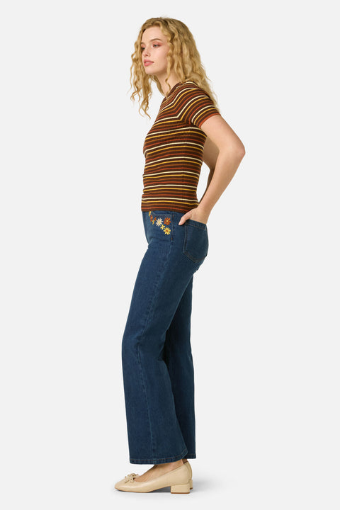 Patsy Stripe Knit Top