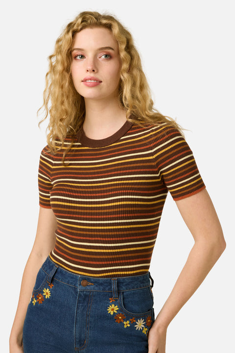 Patsy Stripe Knit Top