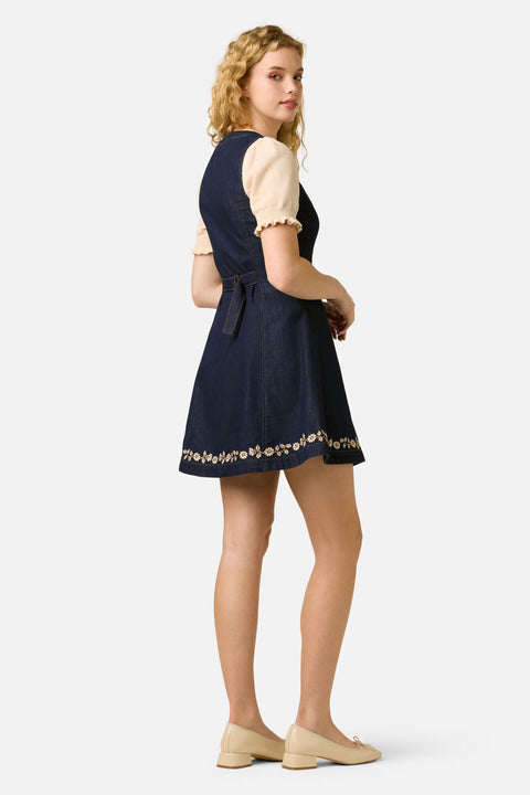 Luxe Fleur Embroidered Pinny