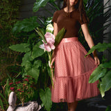 Olivia Spot Tulle Skirt