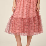 Olivia Spot Tulle Skirt