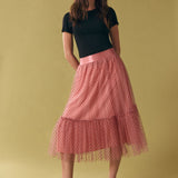 Olivia Spot Tulle Skirt