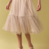 Olivia Spot Tulle Skirt