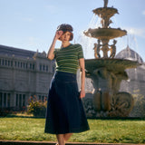 Olinda Denim Midi Skirt