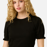 Zoe Ruffle Knit Top